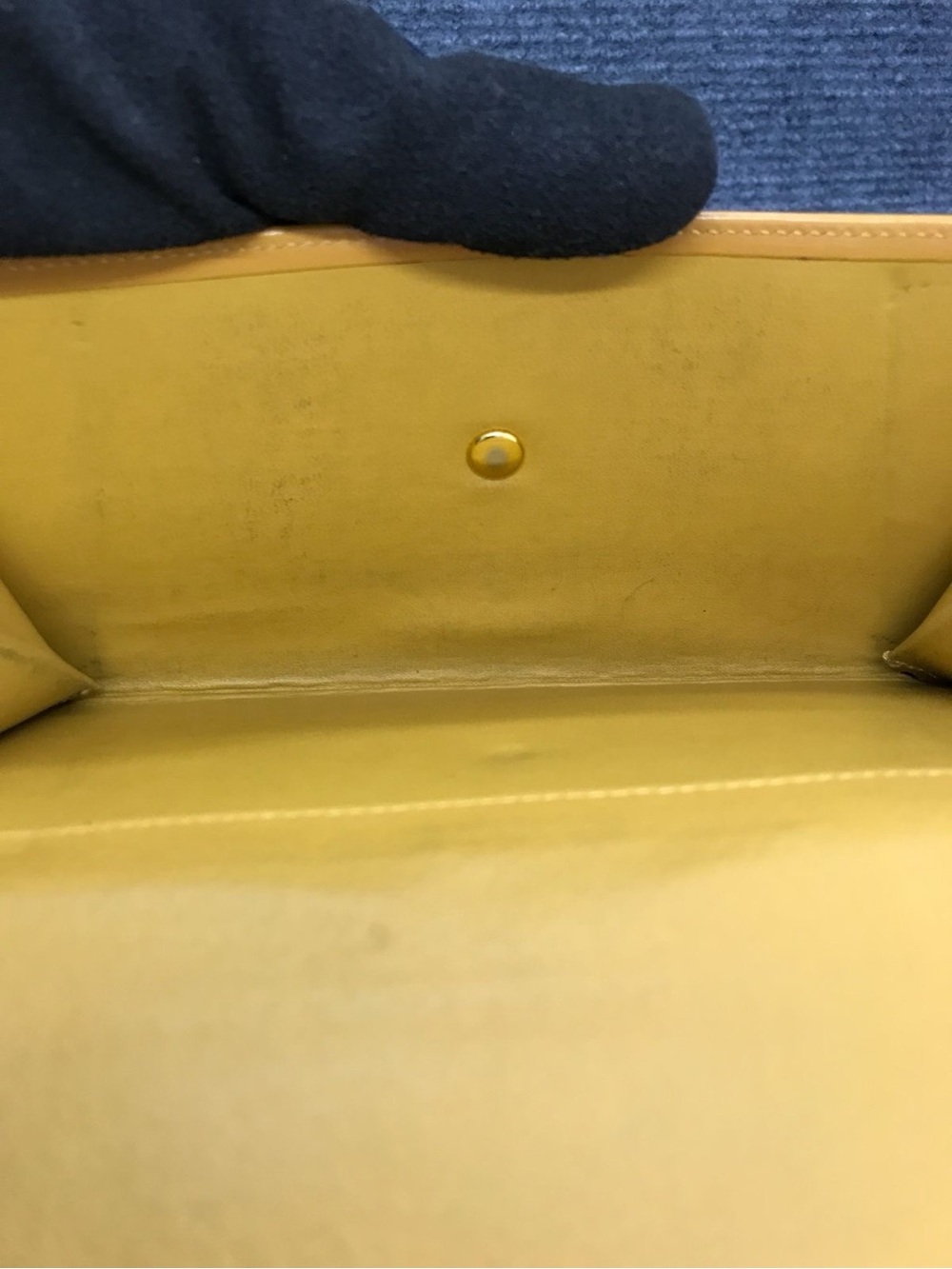 Loewe Vintage Mustard Yellow Leather Continental Wallet Snap Closure - Picture 7 of 15
